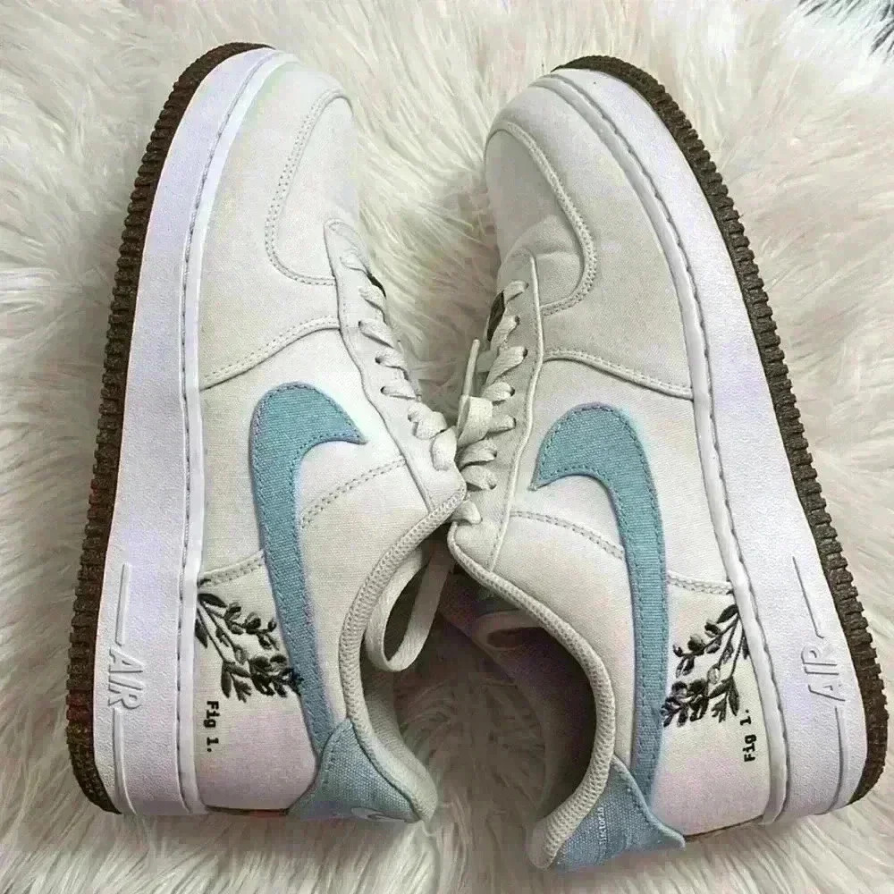 NIKE AIR FORCE 1 INDIGO WOMENS SHOES - Picture 6 of 15